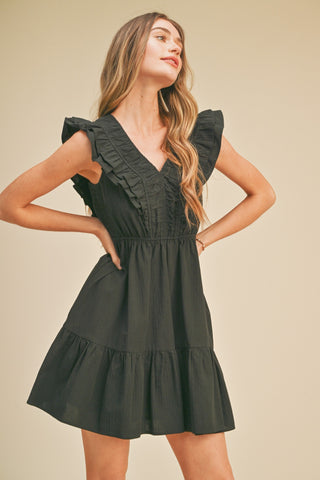 The Ruffle Shuffle Mini Dress