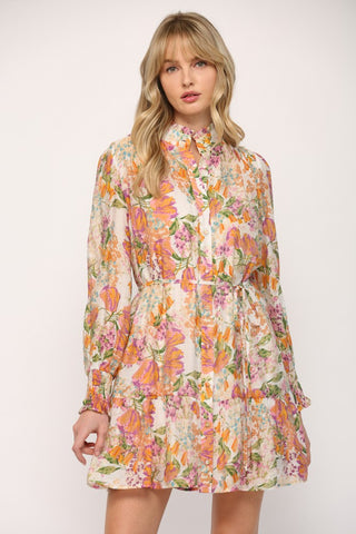 Rose To The Occasion Floral Print Dress