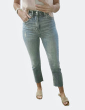 Load image into Gallery viewer, Daze Shy Girl High Rise Crop Flare Denim in Player
