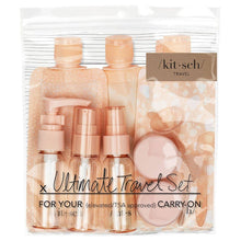 Load image into Gallery viewer, Refillable Ultimate Travel 11pc Set - Blush
