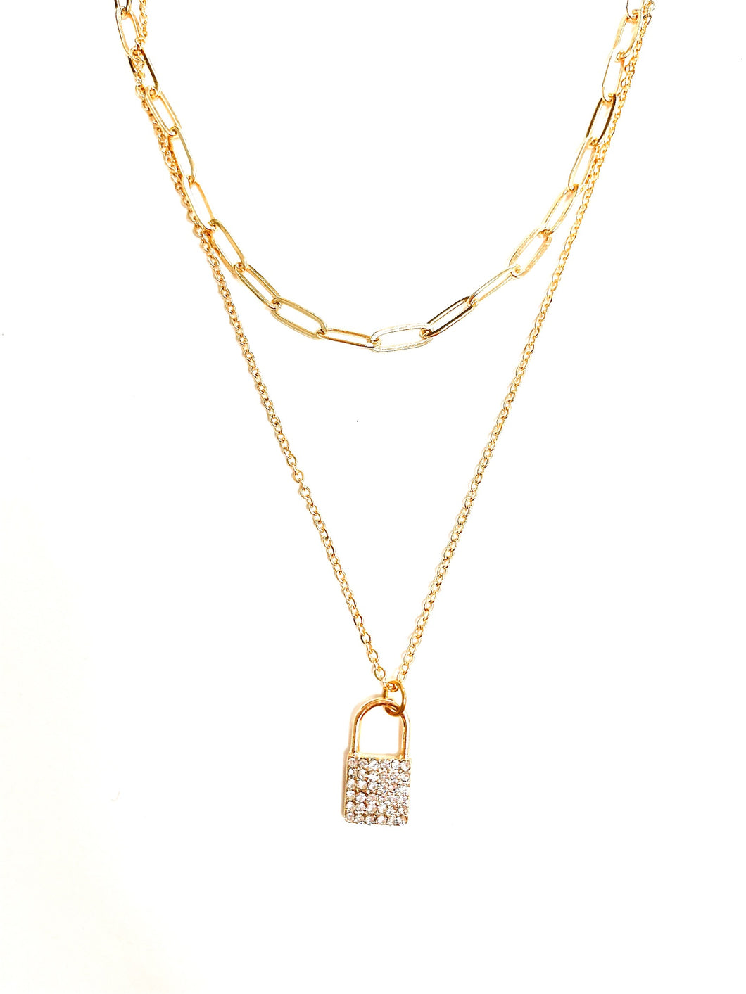 Lock It Up Layered Necklace