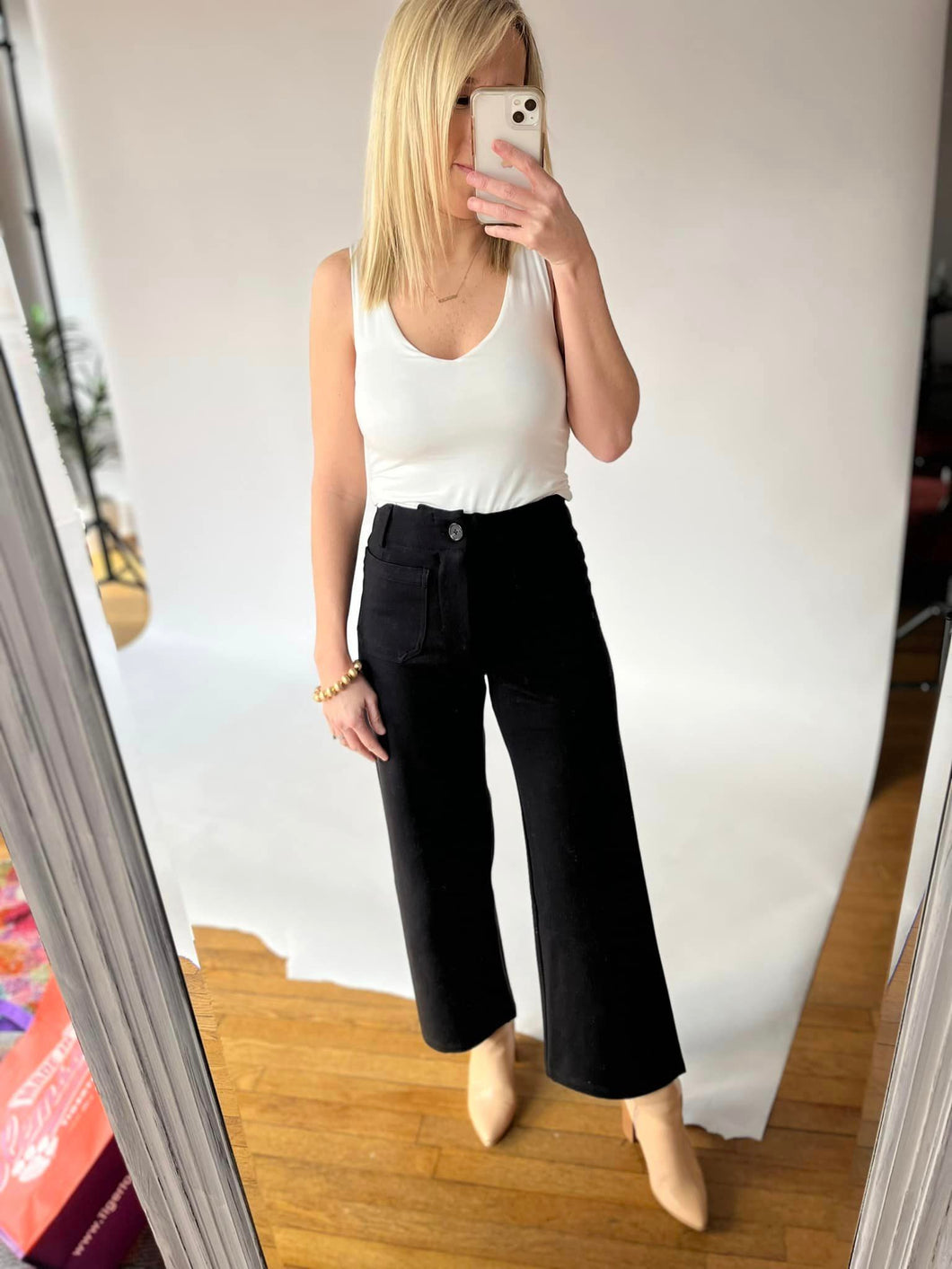 All I Want Is You Wide Leg Ponte Pants