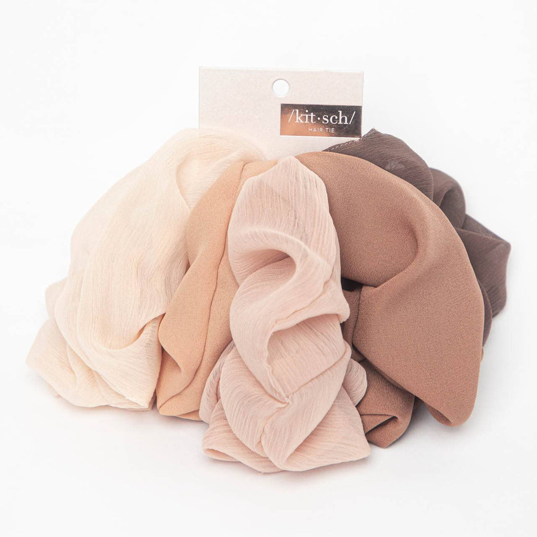Crepe Scrunchies