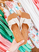 Load image into Gallery viewer, Anchor Knotted Slide Sandal
