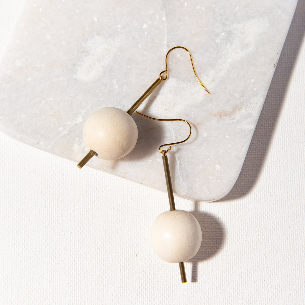 Ball and Stick Earrings