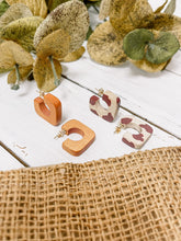 Load image into Gallery viewer, Binky &amp; Lulu Solid Square Mini Hoop
