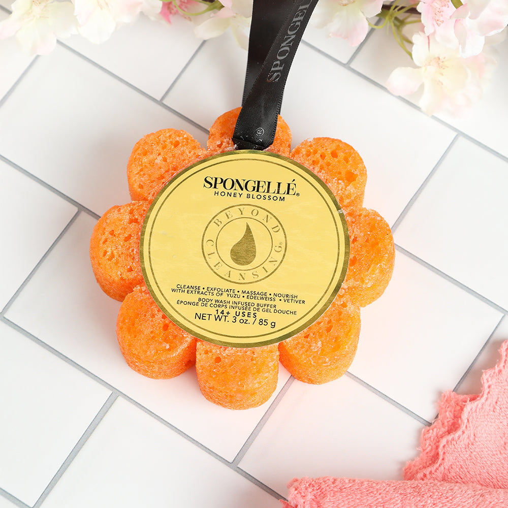 Spongelle Wild Flower Bath Sponge - Honey Blossom