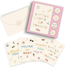Load image into Gallery viewer, Tiny Treasures Note Card Set with Stickers
