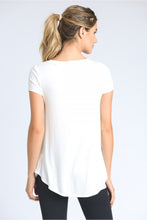Load image into Gallery viewer, Longline Deep V-Neck Pocket Shirt
