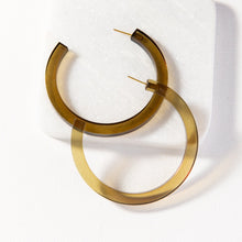 Load image into Gallery viewer, Lucite Hoop Earrings
