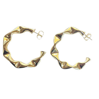 Sheila Fajl Shiny Large Wrinkled Hoops