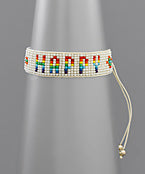 Happy Beaded Bracelet
