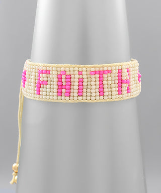 Faith Beaded Bracelet