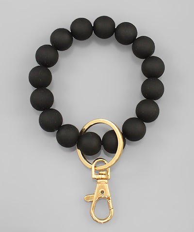 Ball Bead Key Ring Bracelet