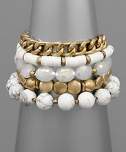 Load image into Gallery viewer, 5 Row Mixed Bracelet
