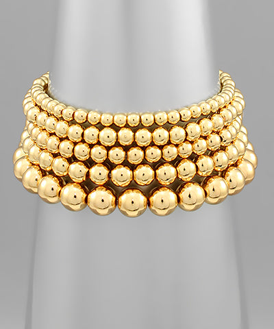 5 Metal Ball Bracelet