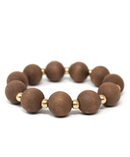 Load image into Gallery viewer, Wood Ball Stretch Bracelet
