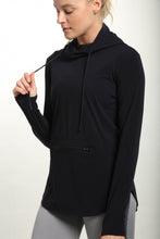 Load image into Gallery viewer, Long Sleeve Hoodie Pullover with Thumb Holes
