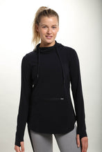 Load image into Gallery viewer, Long Sleeve Hoodie Pullover with Thumb Holes
