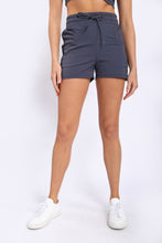 Load image into Gallery viewer, Striped Shorts with Ribbed Side Panels
