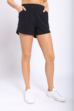 Load image into Gallery viewer, Athleisure Shorts with Curved Hemline
