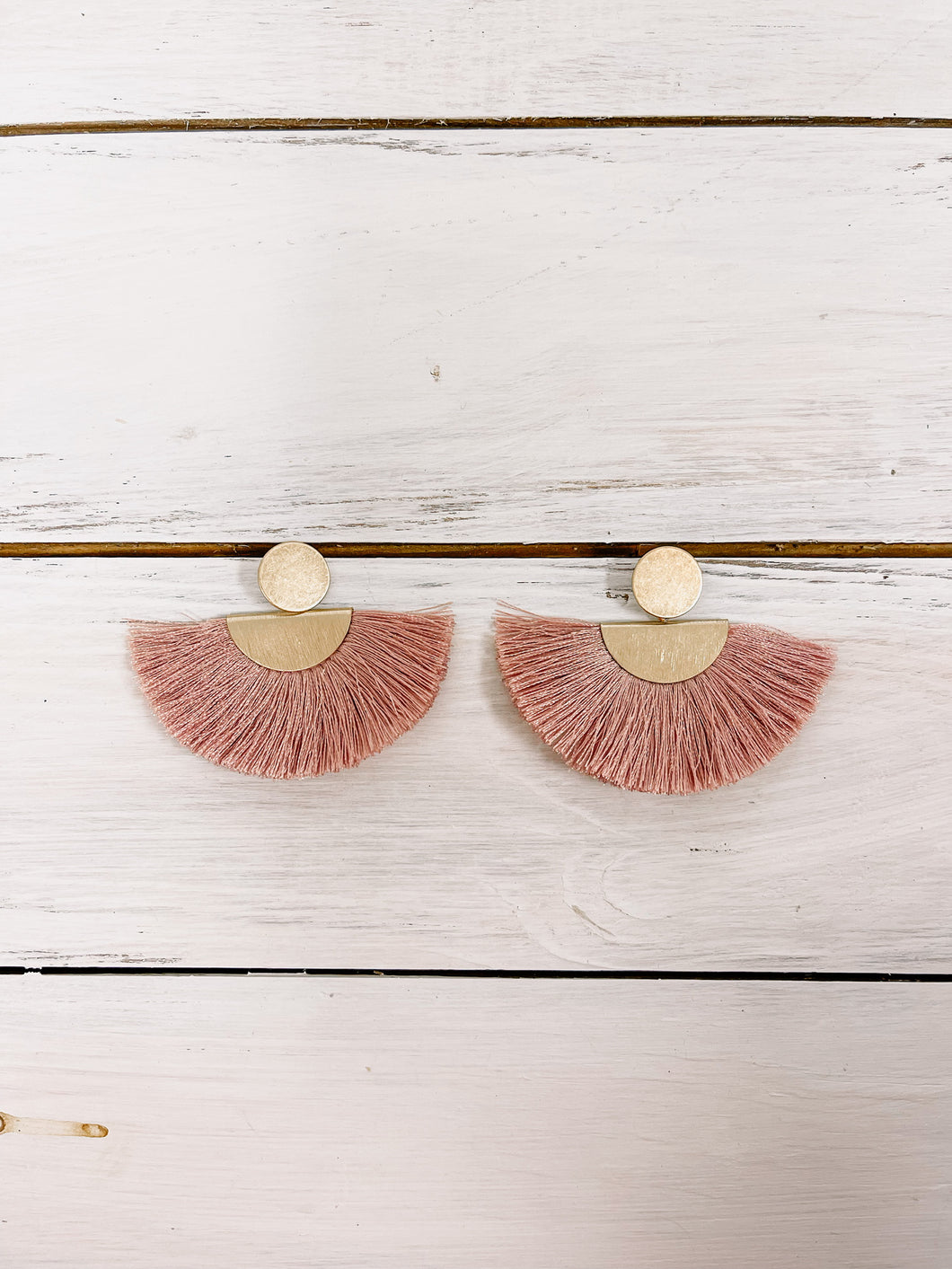 Fan Tassel Earrings