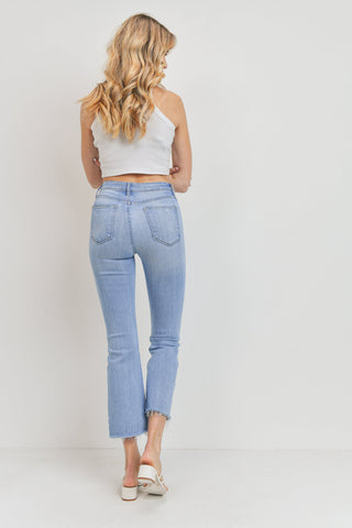 Just Black The Cropped Demi Flare Jeans
