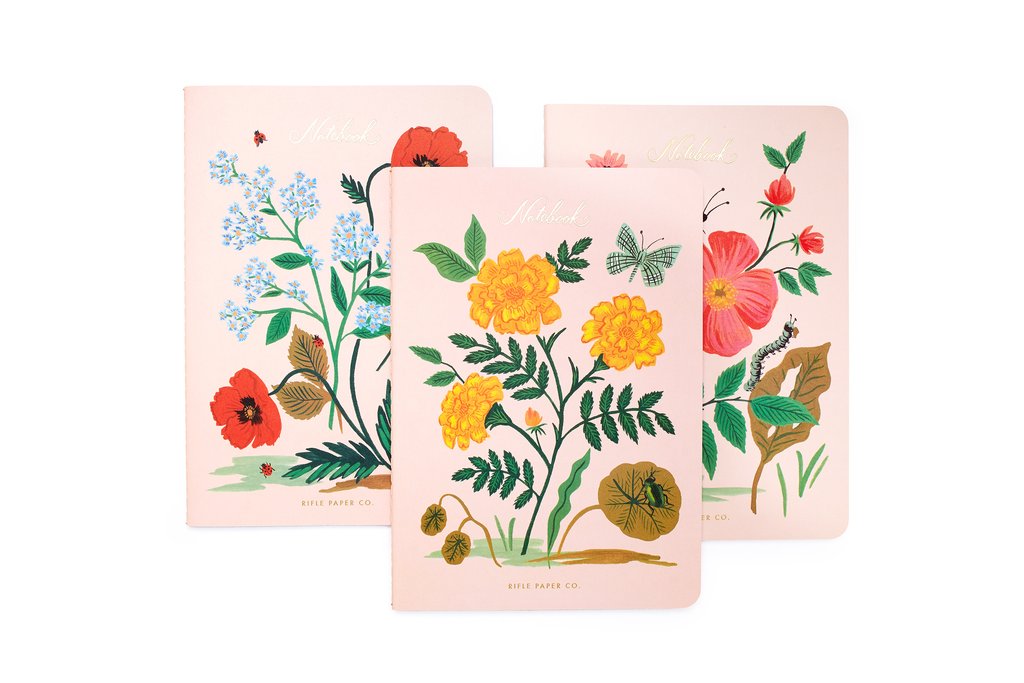 Botanical Stitched Notebook Set