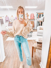 Load image into Gallery viewer, Never Give Up Taupe Sweater
