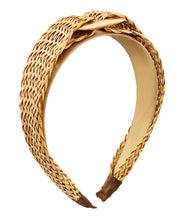 Load image into Gallery viewer, Woven Rattan And Rectangle Headband
