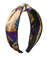 Load image into Gallery viewer, Chain Pattern Knot Headband
