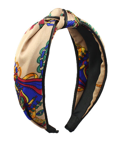 Chain Pattern Knot Headband