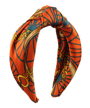 Load image into Gallery viewer, Chain Pattern Knot Headband

