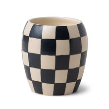 Load image into Gallery viewer, Paddywax Checkmkate Candle - Black Fig &amp; Olive
