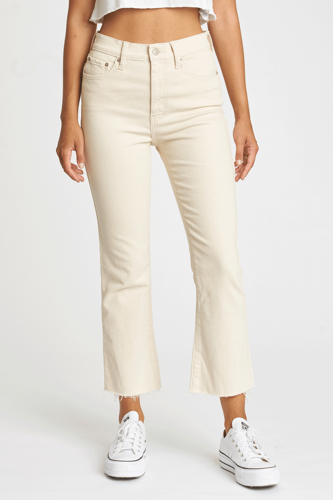 Daze Shy Girl High Rise Crop Flare