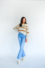 Load image into Gallery viewer, And Snow It Begins Striped Sweater
