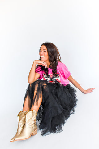Statement Of Confidence Ruffled Skirt