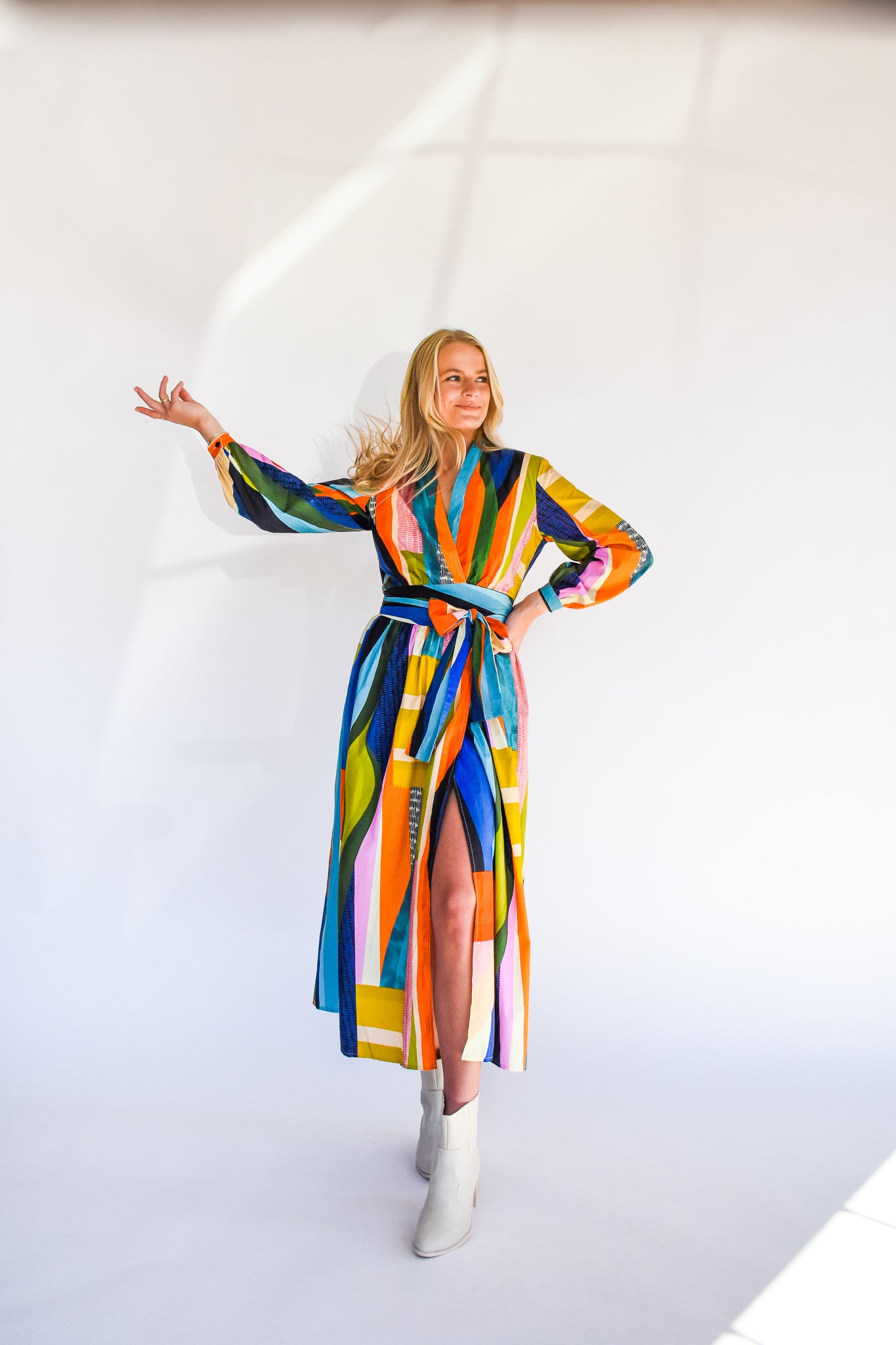 Mosaic Wrap Maxi Dress Maren + Main Boutique Mosaic Wrap Maxi Dress Maren + Main Boutique