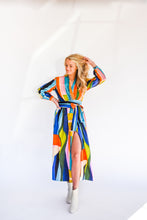 Load image into Gallery viewer, Mosaic Wrap Maxi Dress

