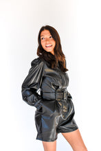Load image into Gallery viewer, Lovin Leather Belted Romper
