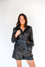 Load image into Gallery viewer, Lovin Leather Belted Romper
