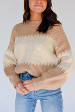 Load image into Gallery viewer, Feels So Modern Color Block Sweater
