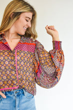 Load image into Gallery viewer, Boho Floral Top
