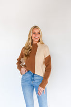 Load image into Gallery viewer, A Little Knit More Colorblock Sweater
