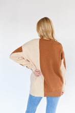 Load image into Gallery viewer, A Little Knit More Colorblock Sweater
