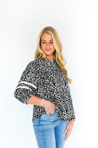 We Go Together Puff Sleeve Top