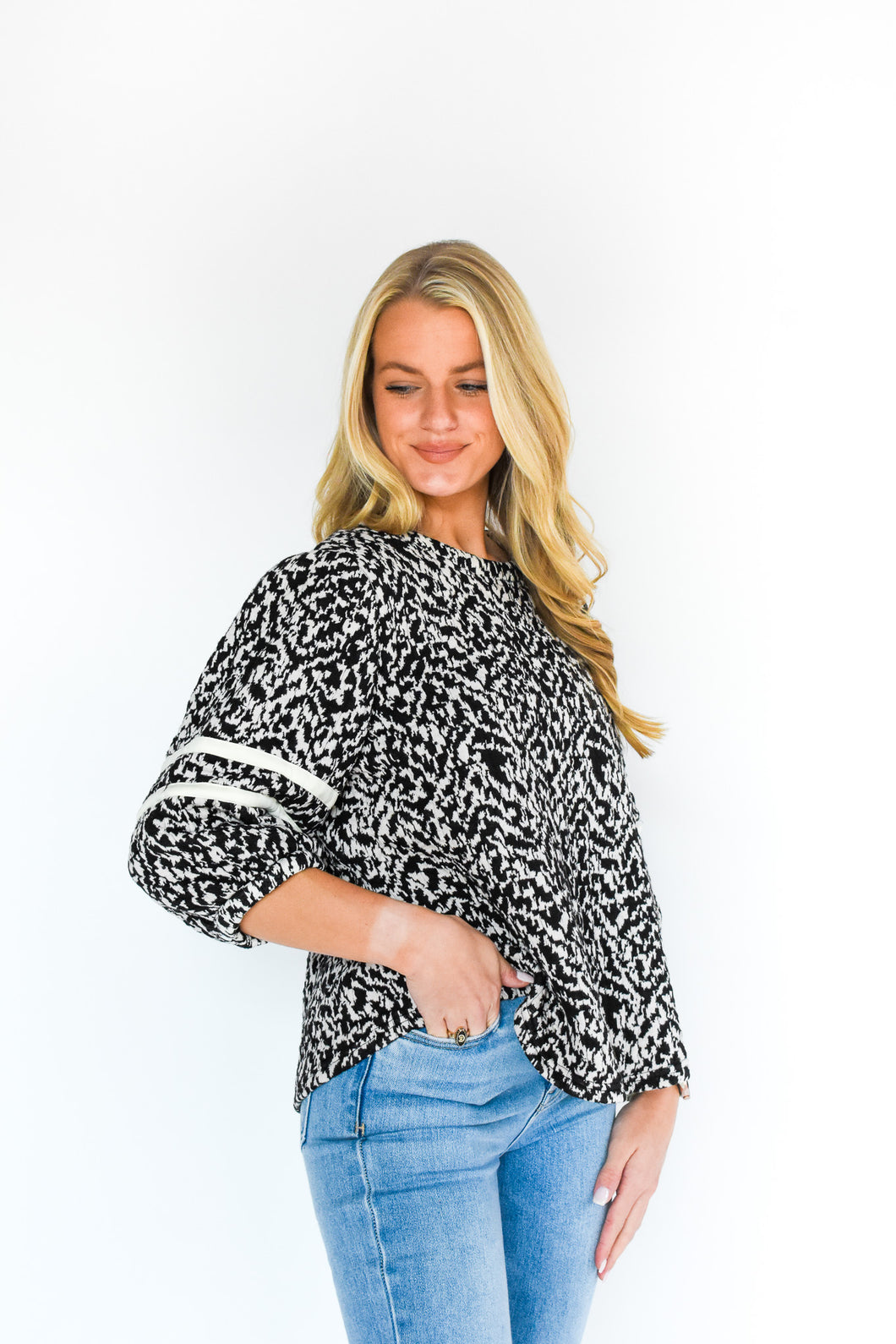 We Go Together Puff Sleeve Top
