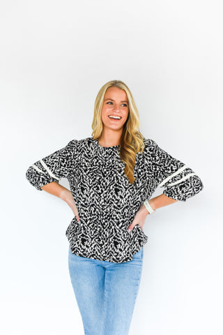 We Go Together Puff Sleeve Top