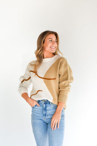 Kickin' Knit Printed Sweater