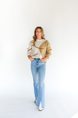 Kickin' Knit Printed Sweater